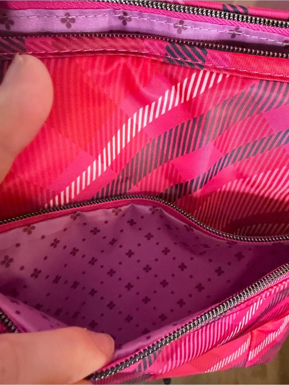 lug berry Plaid Quilted Tote Bag NWOT